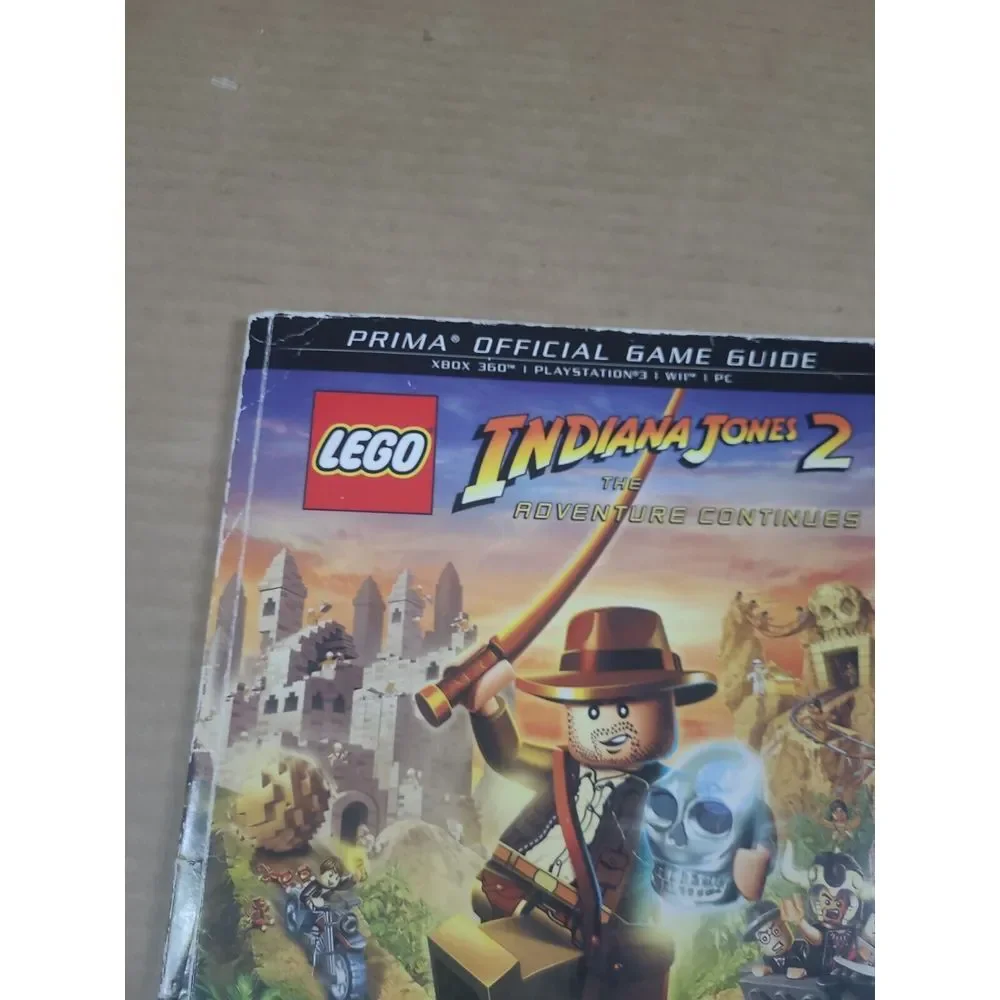 Lego Indiana Jones 2 Prima‎ Official Strategy Guide PS3 Xbox 360 Wii